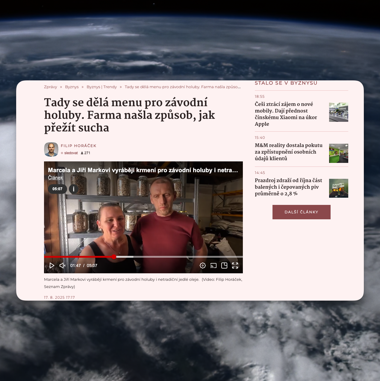 Farma našla způsob, jak přežít sucha