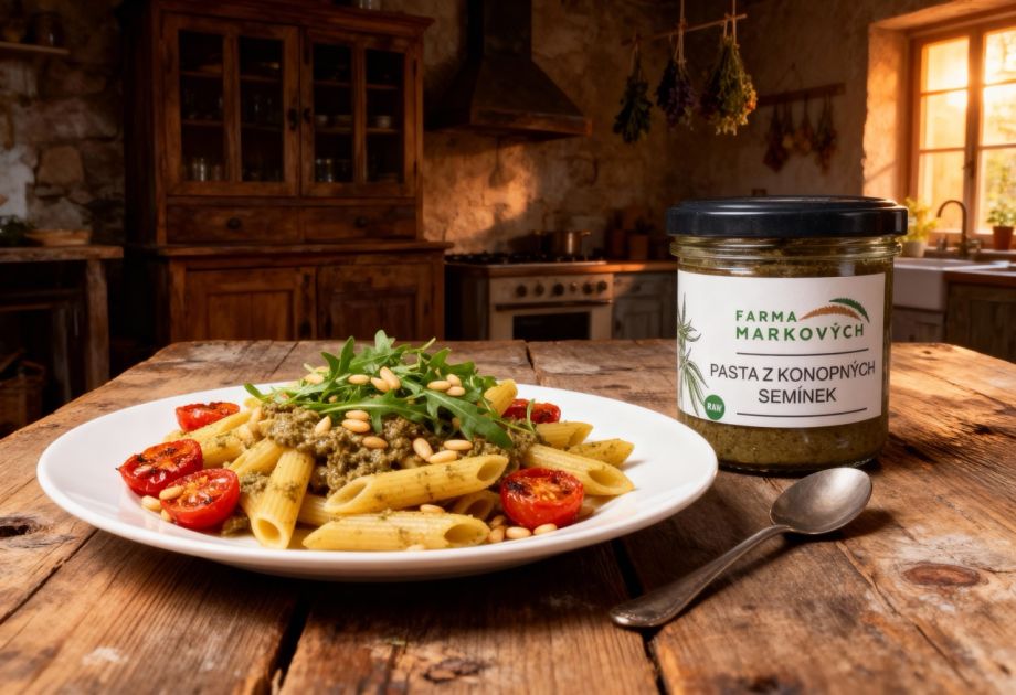 Recepty s konopnou pastou