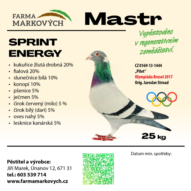 Mastr – Sprint energetická směs