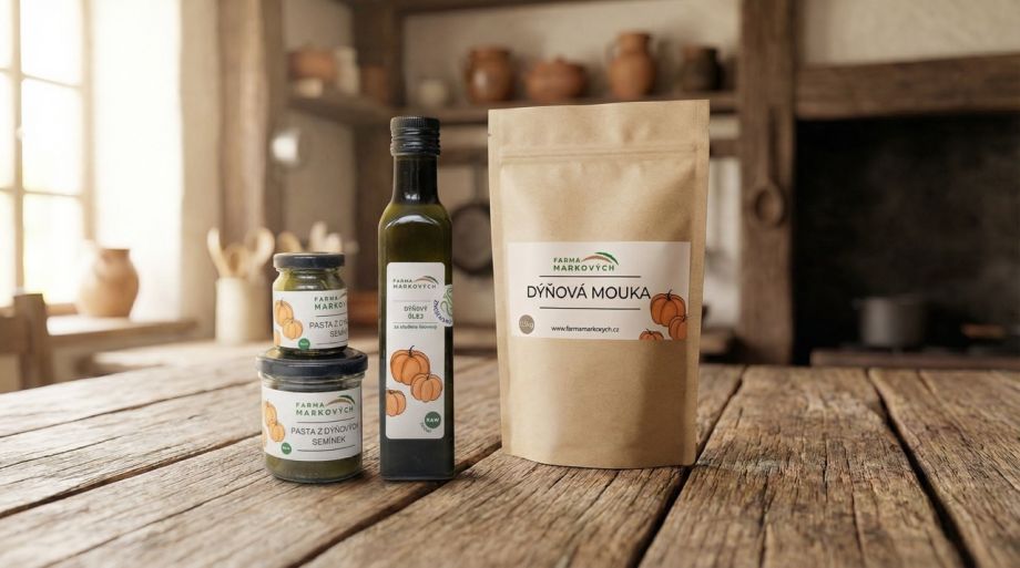 dýňovoá řadu RAW olej a pasta