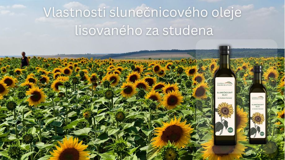 slunečnicového oleje lisovaného za studena